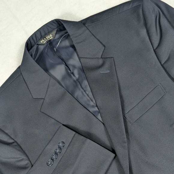 Jos. A. Bank Other - NEW Jos. A. Bank Travelers Collection Navy‎ Wool Blazer 43L Tailored Fit